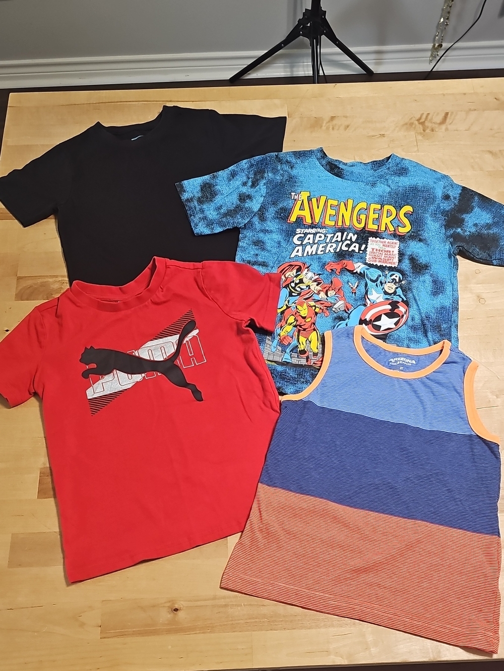 Boys 5T 5/6 Summer Shirts Lot of 4 EUC